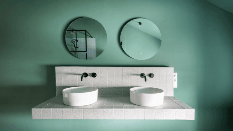 Frisse badkamer met Winckelmans wandtegels