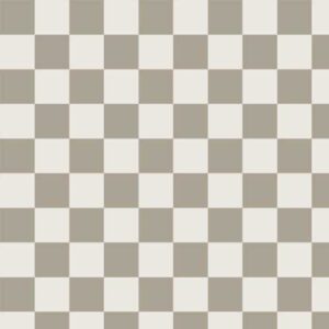 Dambord van Winckelmans Squares in Pale Grey en Super White